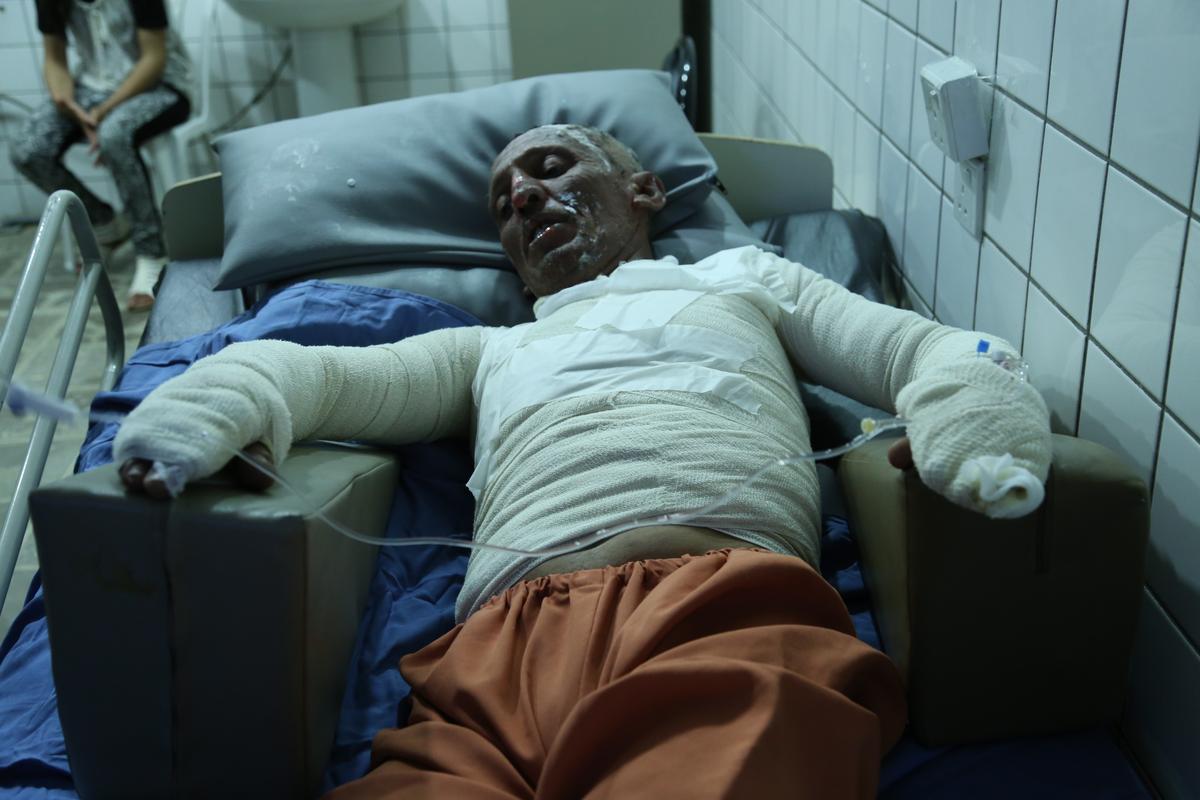 Oğlunu kaçıran PKK'yı protesto için kendini yaktı