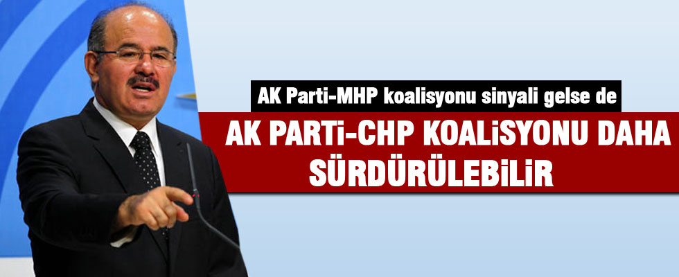 Çelik: CHP ile koalisyon sürdürülebilir
