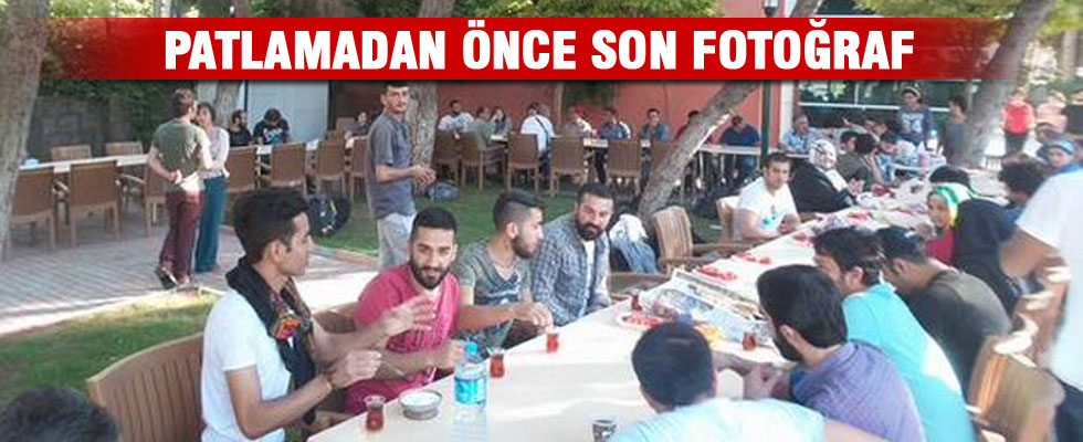 Patlamadan önce böyle poz vermişler