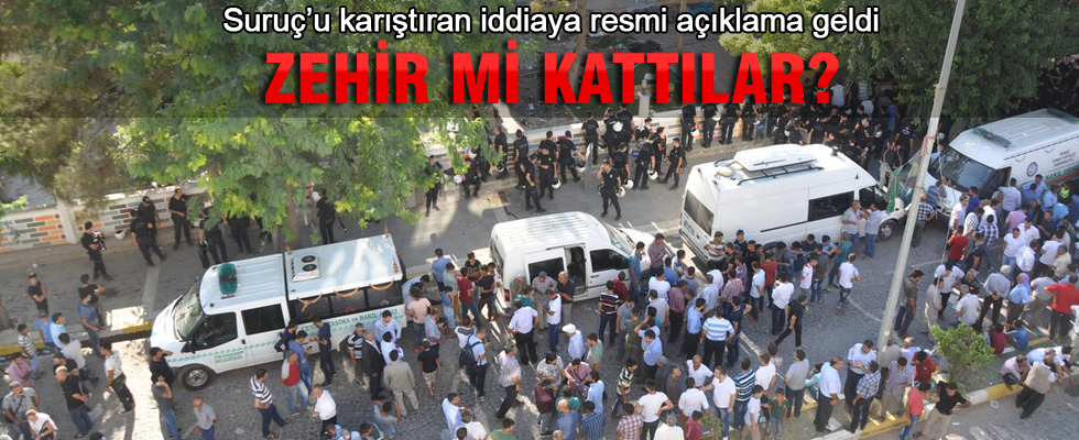 Suruç'u karıştıran iddia! Resmi açıklama geldi