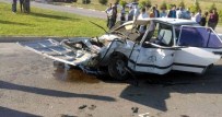 Tavşanlı'da Trafik Kazası Açıklaması 4 Yaralı