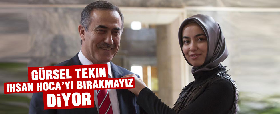 Gürsel Tekin: İhsan Özkes'in istifasını işleme koymuyorum