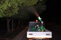 SULAMA KANALI - Mersin'de Belediye Çalışmaları Gece De Sürüyor