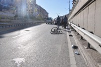 VATAN CADDESİ - Otomobil Bisikletliye Çarptı Açıklaması 1 Yaralı