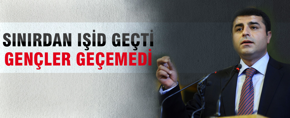 Selahattin Demirtaş'tan Suruç açıklaması