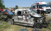 ÇAVUŞKÖY - Tekirdağ'da Feci Kaza Açıklaması 3 Ölü, 2 Yaralı
