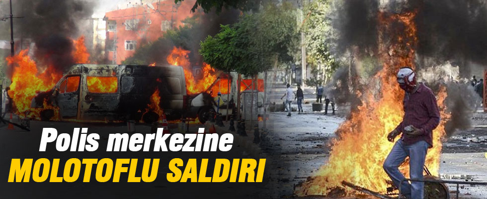 Başakşehir'de polis merkezine molotoflu saldırı