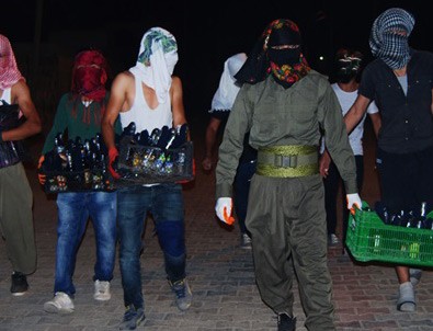 Hain PKKlılardan kasa kasa molotof