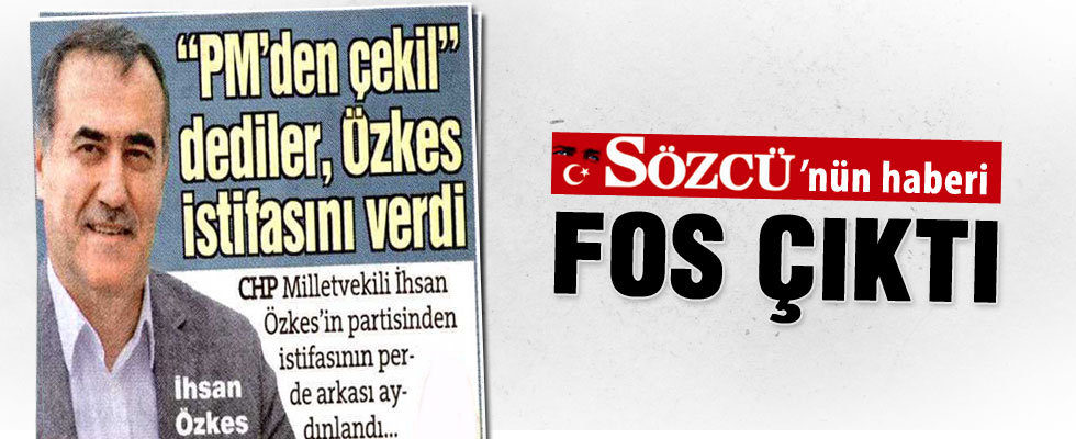 İhsan Özkes'den istifa açıklaması