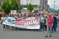 Rize'de HES Protestosu