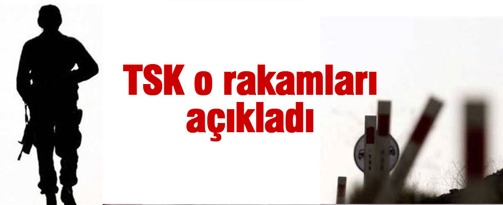 TSK o rakamı açıkladı