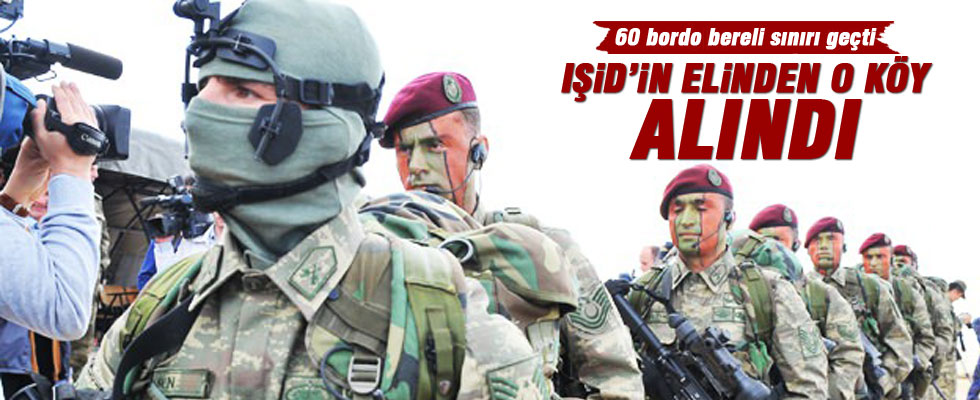 60 Bordo Bereli o köyü DAEŞ'in elinden aldı