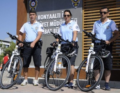 Antalya'da Martı Polisler Görevde