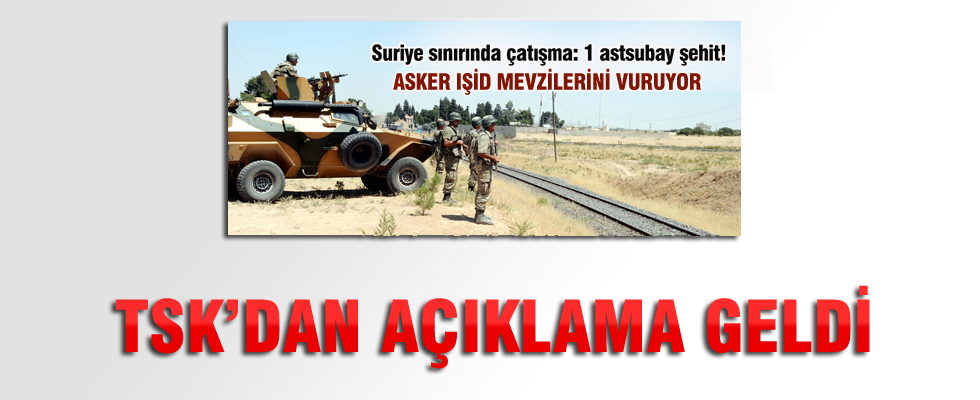 TSK: 1 terörist öldürüldü, 3 araç vuruldu