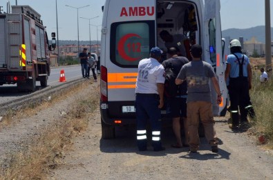 Balıkesir'de Otomobil Devrildi Açıklaması 6 Yaralı