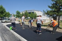 KALDIRIM ÇALIŞMASI - Yeni Parka Yeni Yürüyüş Yolu