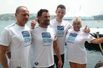 NAKKAŞ - Adam Walker, Türk Rekortmenlerle Boğaz'da Kulaç Attı