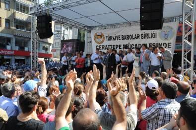 'Hukuk, Demokrasi Ve Çevre' Mitingi