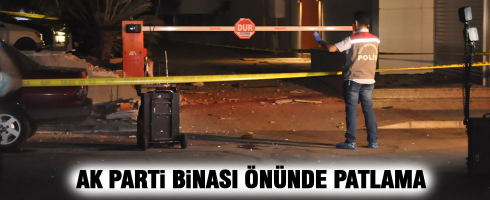 AK Parti binası önünde patlama