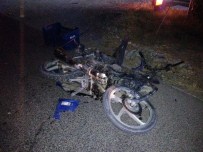 ÇAKAL - Motosiklet İle Kamyon Çarpıştı Açıklaması 1 Yaralı