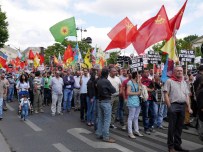 TREN İSTASYONU - Paris'ta 'Suruç' Protestosu