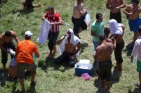 Pehlivanlar Sıcak Havayla Da Mücadele Edecek