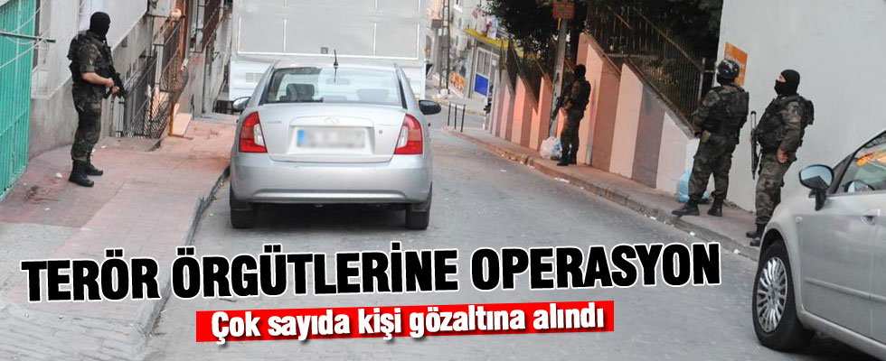 Terör örgütlerine operasyon