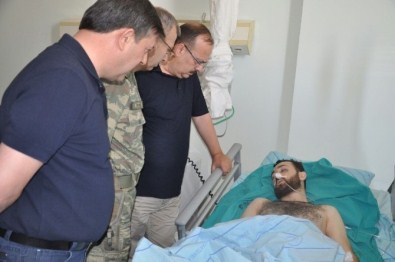 Vali Canbolat Yaralı Polisi Ziyaret Etti