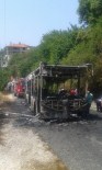 SÖNDÜRME TÜPÜ - Alanya'da Halk Otobüsü Yandı