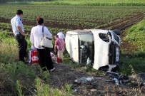 Otomobil Şarampole Yuvarlandı Açıklaması Dört Yaralı