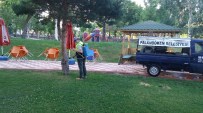 KENT ORMANI - Palandöken Belediyesi Keneye Karşı Park Ve Bahçelerde İlaçlama Çalışması Yaptı…
