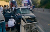 D-655 Karayolu'nda Kaza Açıklaması 4 Yaralı