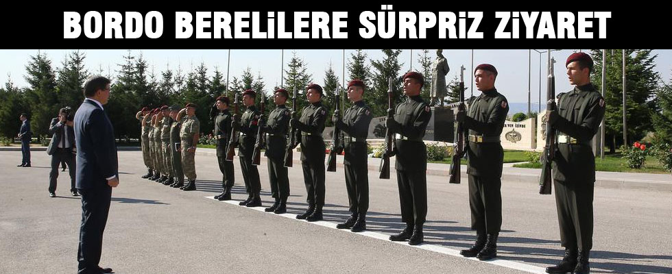 Davutoğlu'ndan sürpriz ziyaret