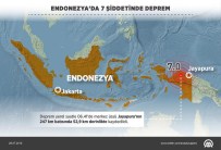 Endonezya'da 7 Büyüklüğünde Deprem