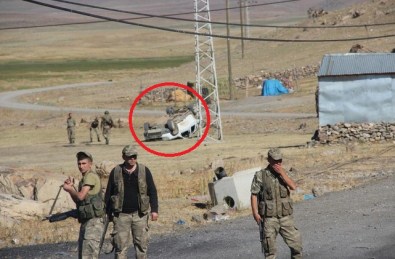 Karakola Saldıran PKK'lıların Kaçtığı Araç Takla Attı Açıklaması 3 Ölü