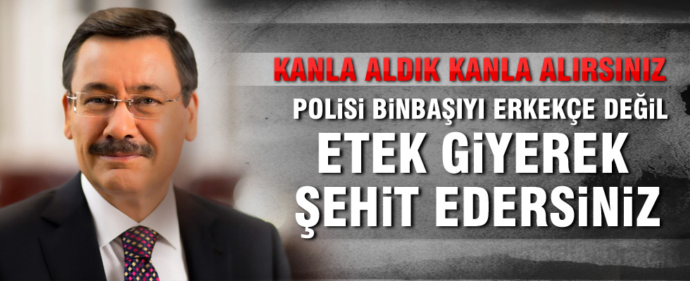 Gökçek: Kanla aldık kanla alırsınız