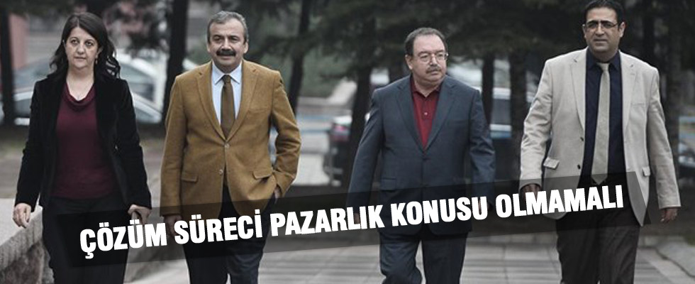 HDP'nin İmralı heyetinden çözüm süreci açıklaması