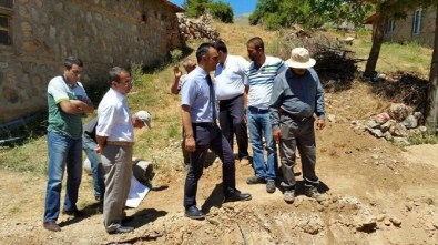 KASKİ, Nurhak'ta Kanalizasyon Çalışmalarına Devam Ediyor