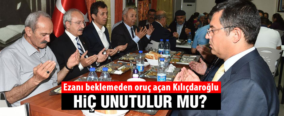 Kılıçdaroğlu iftar programına katıldı