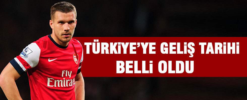 Lukas Podolski yarın Türkiye'de