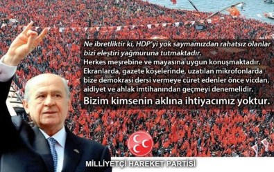 MHP Genel Başkanı Devlet Bahçeli Açıklaması