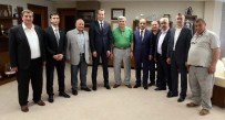 SAFFET SANCAKLı - Sancaklı'dan Başkan Karaosmanoğlu'na Nezaket Ziyareti