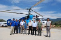 YANGIN HELİKOPTERİ - Yangın Helikopteri Göreve Başladı