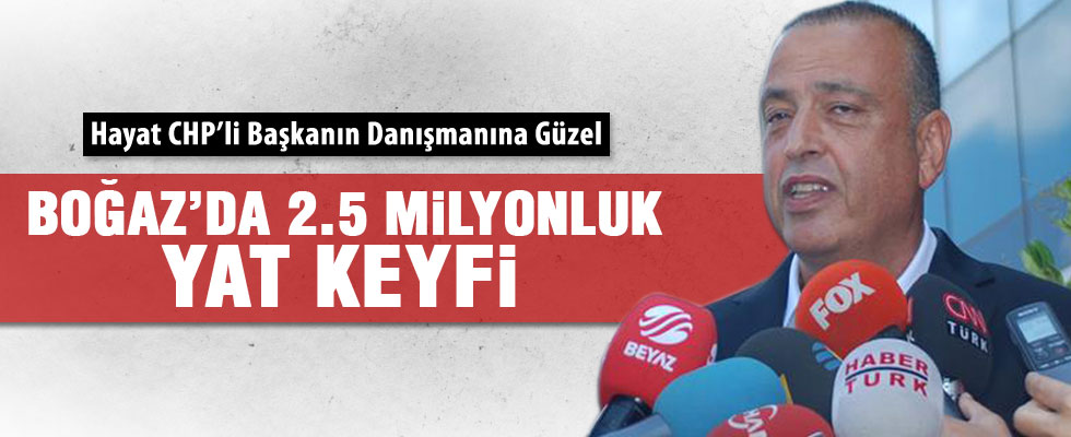 Başkan danışmanının 2.5 milyonluk yatı