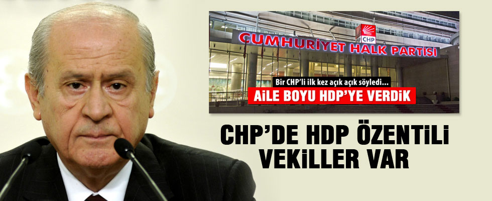 Bahçeli hem CHP'yi hem HDP'yi eleştirdi