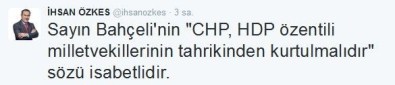 İhsan Özkes'ten CHP'ye Tweetli Eleştiri