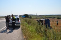 Tekirdağ'da Trafik Kazası Açıklaması 2 Yaralı