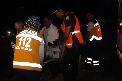 Başkent'te Trafik Kazası Açıklaması 1 Yaralı