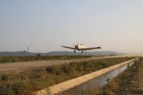 REKOR ÜRETİM - Çeltikte Mantar Hastalığına Karşı Uçakla İlaçlama