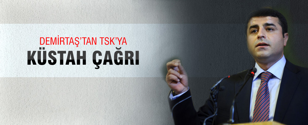 Demirtaş'tan TSK'ya küstah çağrı!
